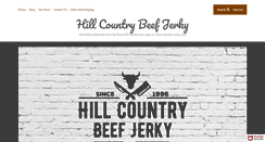 Desktop Screenshot of hillcountrybeefjerky.com